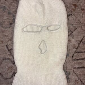 White Knit Balaclava